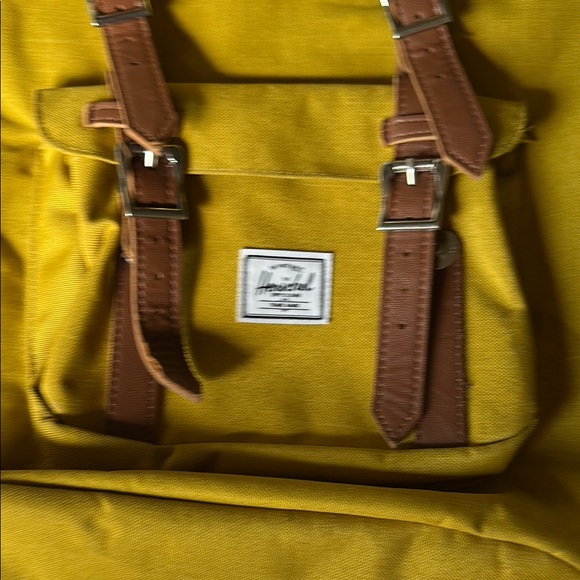 Herschel Supply Company Yellow and Brown Backpack Classic Design - Picture 3 of 8